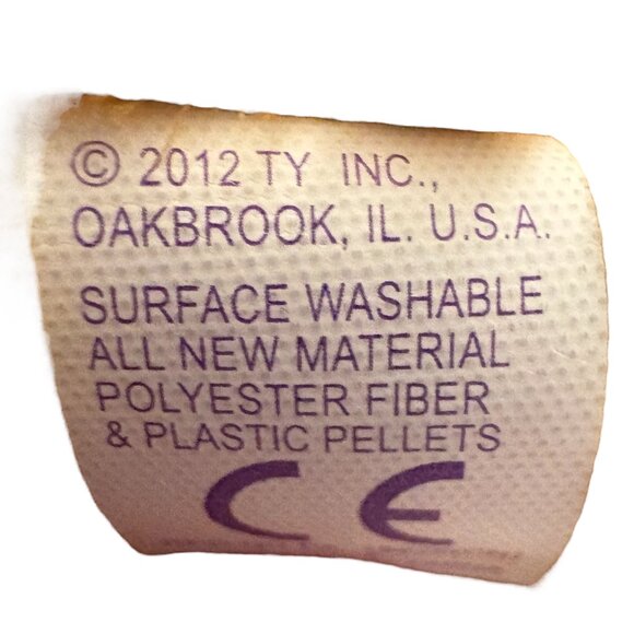 Safari TY Beanie Boos Giraffe 2012 Plush Stuffie (SKU: 243TO) - Picture 5 of 6